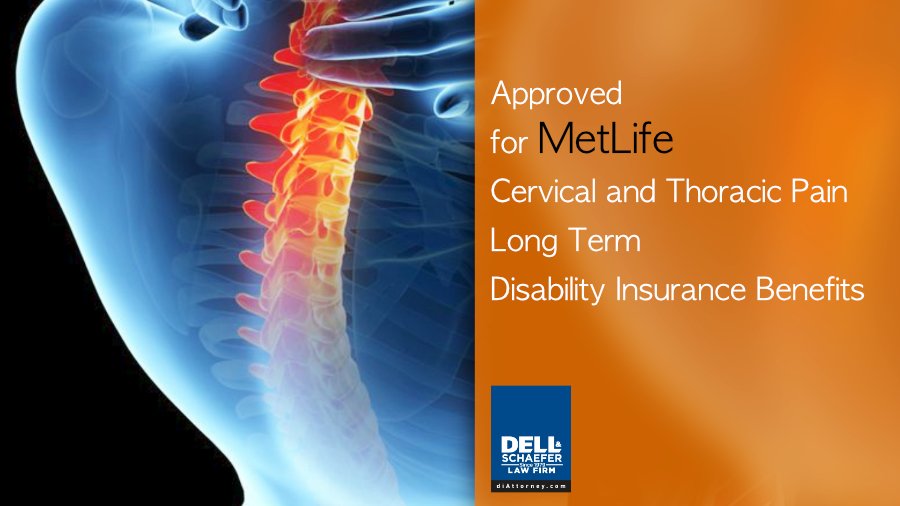 Metlife neck pain disability claim