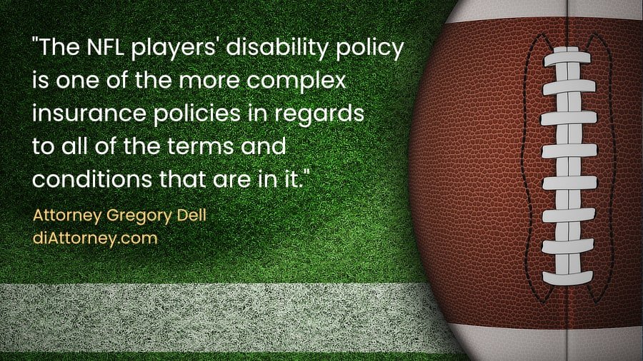 NFL player disability insurance claim