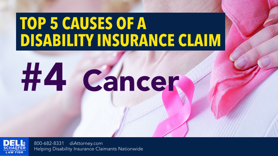 Top 5 Causes of Disability Insurance Claims: 4. Cancer