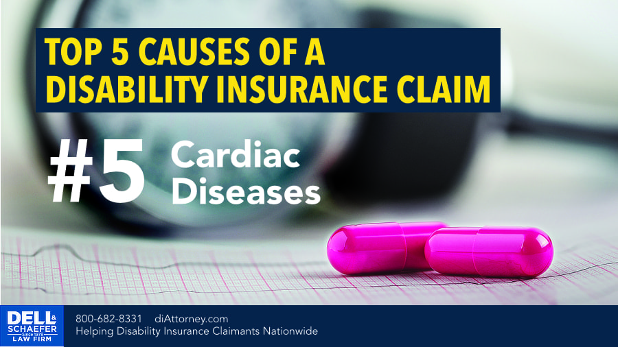 Top 5 Causes of Disability Insurance Claims: 5. Cardia Diseases