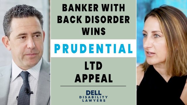 JP Morgan Chase Banker with Back Disorder Wins Prudential Long Disability Benefit Appeal