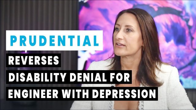 Prudential Reverses Disability Denial for Engineer with Depression