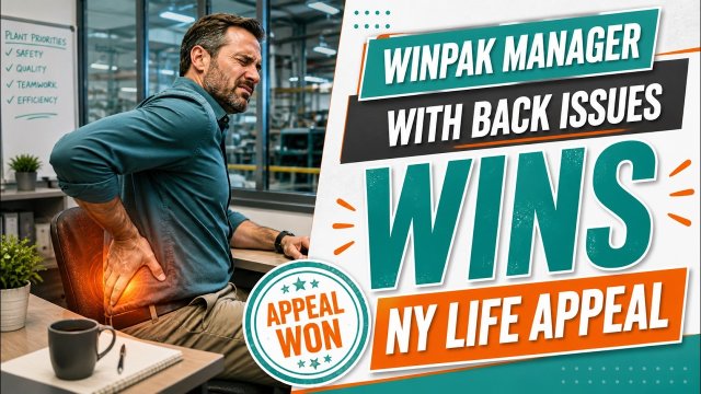Winpak Manager With Back Issues Wins New York Life Appeal