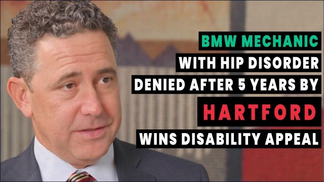 BMW Mechanic with Hip and Back Disorders Denied After 5 Years By Hartford Wins Disability Appeal
