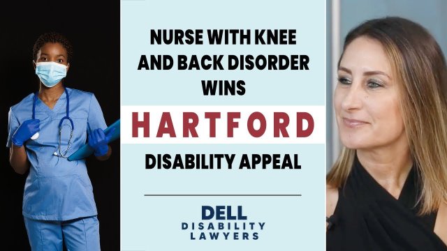 Nurse With Knee and Back Disorder Wins Hartford Disability Appeal