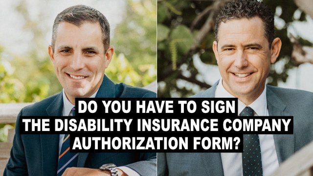 Do I need to send the "medical authorization release" form to the disability insurance company?