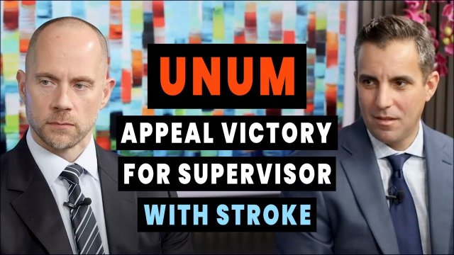 Unum Disability Appeal Victory for Golf Course Supervisor with Stroke