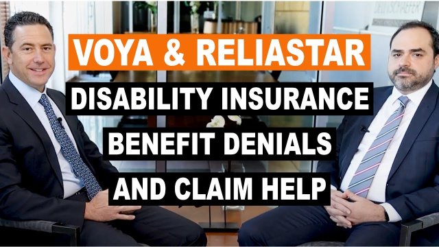 VOYA and Reliastar Disability Insurance Benefit Denials and Claim Help