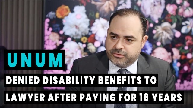 Unum Denied Disability Benefits to Lawyer After Paying for 18 Years