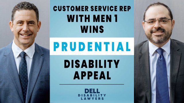 Customer Service Rep with Men1 Wins Prudential Disability Appeal