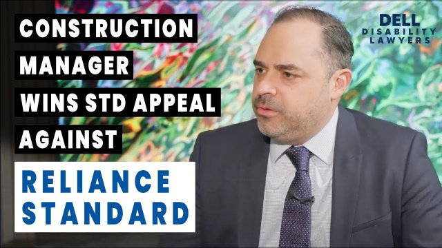 Onsite Construction Manager Wins STD Appeal Against Reliance Standard