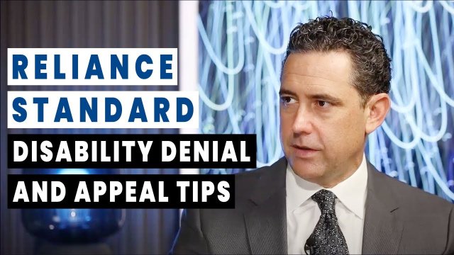 Reliance Standard Disability Denial and Appeal Tips