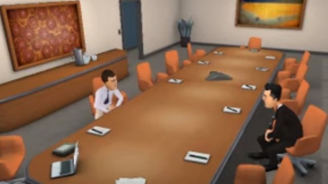 Disability Insurance Adjuster Meets With His Supervisor