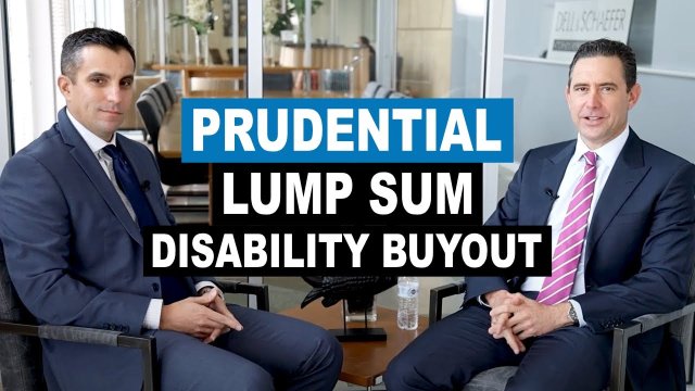 Prudential Lump Sum Disability Policy Buyout Options
