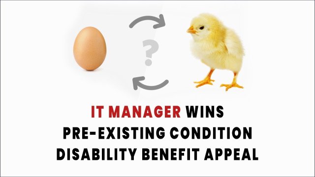 IT Manager Overcomes Pre Existing Condition LTD Denial
