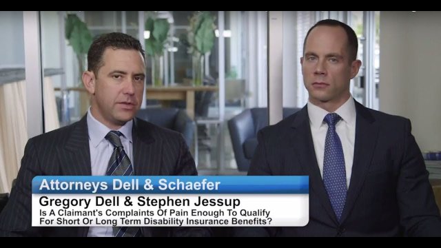 Is A Claimant's Complaints Of Pain Enough To Qualify For Short Or Long Term Disability Benefits?
